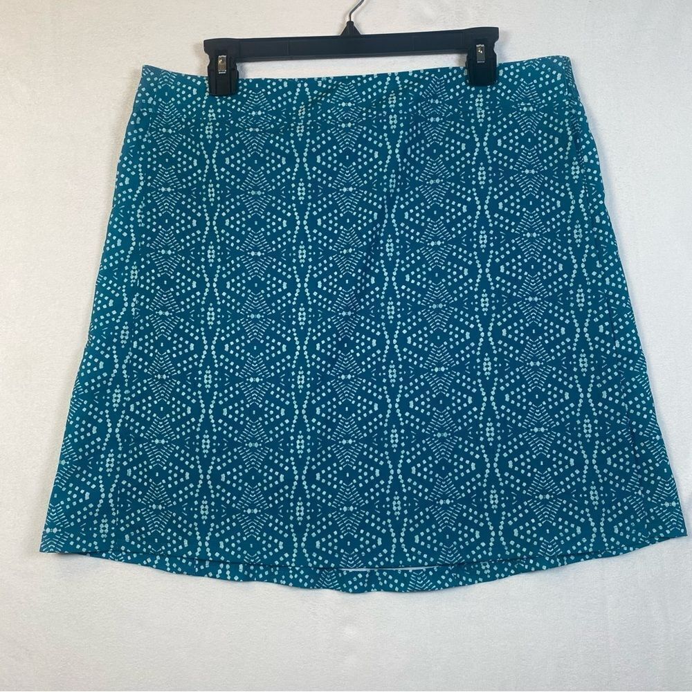 Rip Skirt Hawaii Green Tone Geo Design Skirt